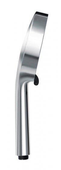 Duschkopf Mod. Softwater Ø12 cm, chrom/schwarz, Kunststoff, mit 3 Strahlarten 
