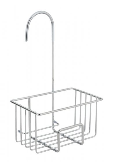 Dusch-Caddy Mod. Milito, glänzend, edelstahl, 18x28,5x13 cm, rostfrei, langlebig und platzsparend 