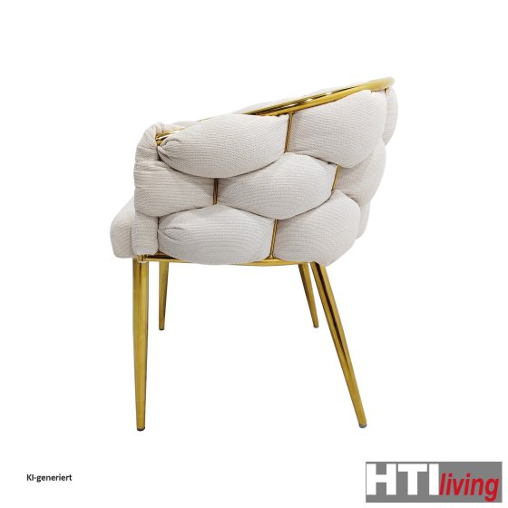 Stuhl Alsen Gold Beige 