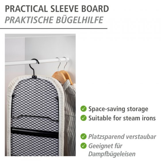 Tischbügelbrett Mod. Leona, Beige, platzsparend verstaubar 
