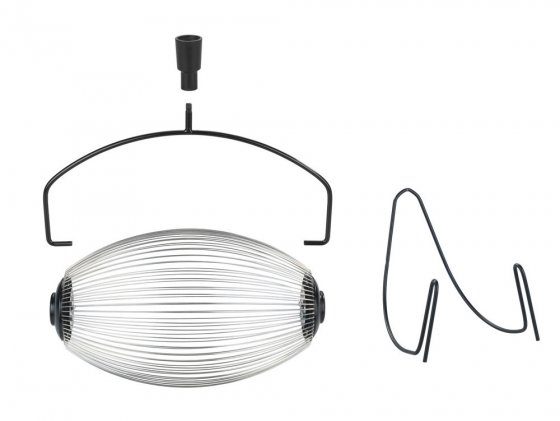 Rollsammler mit Teleskopstiel, schwarz/silber, Edelstahl, 34x83-148x18.5 cm, flexible Edelstahl-Speichen für Obst 