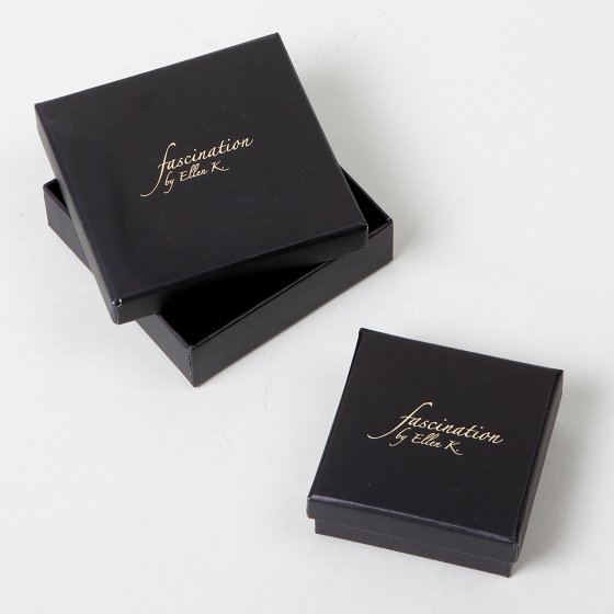 Anhänger mit Kette 585/- Gelbgold bicolor Zirkonia 