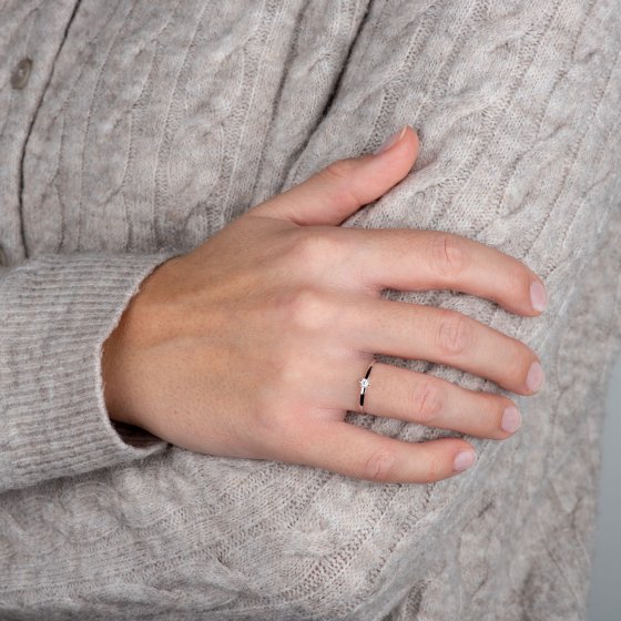 Ring Gold 585 mit Brillant 0,07ct. 