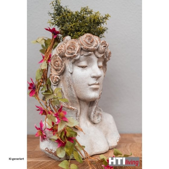 Pflanzgefäß Apollon Büste Aphrodite 