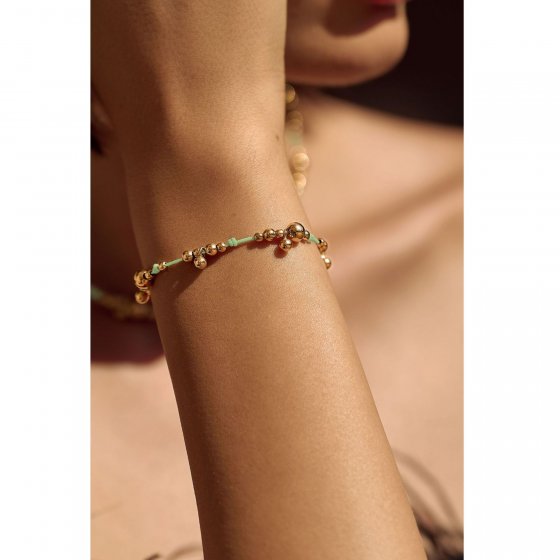 Armband 925 Sterling Silber vergoldet Glänzend 25cm 