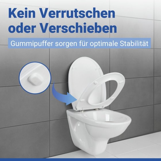 WC Sitz Mod. Yak, Toilettendeckel mit Absenkautomatik und Motiv 