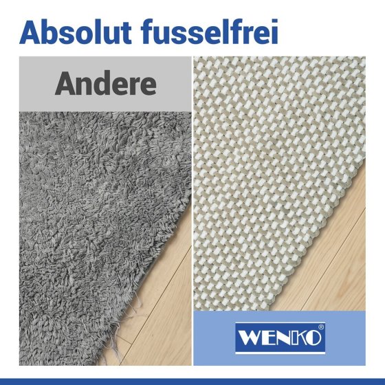 Badteppich Mod. Covelo Weiß-Beige, 50 x 80 cm, rutschfest und waschbar bis 30 °C 