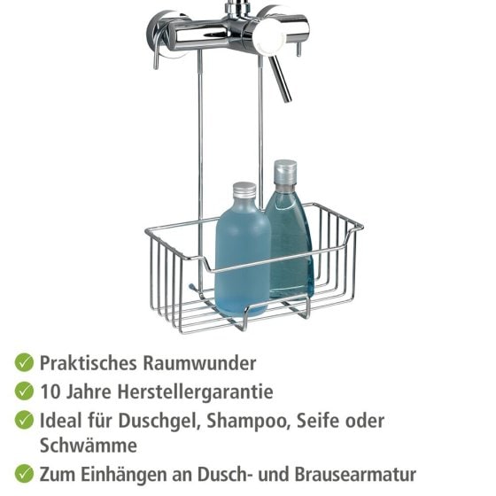 Thermostat-Dusch-Caddy Mod. Milo Edelstahl, rostfrei 