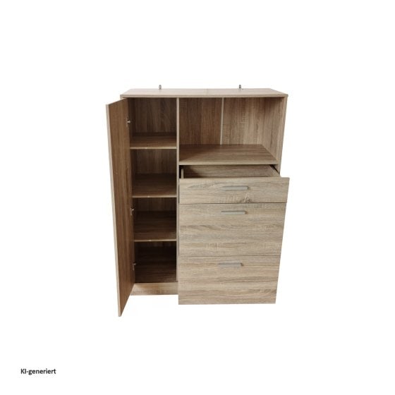 Küchenschrank Sonoma Blanca L 