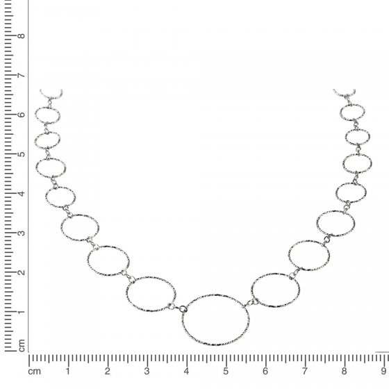 Collier 925 Silber rhodiniert 