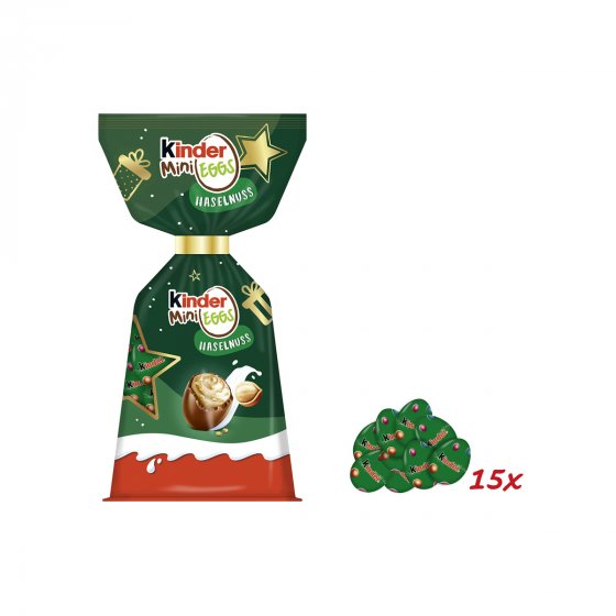 Kinder Mini Eggs mit Haselnüssen und Vollmilchschokolade 85g 