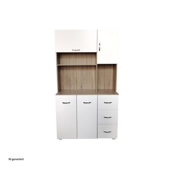 Küchenschrank Sonoma/Weiß Blanca 