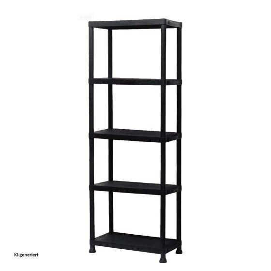 Standregal belastbar bis 25 kg pro Fach für Keller, Garage und Haushalt 