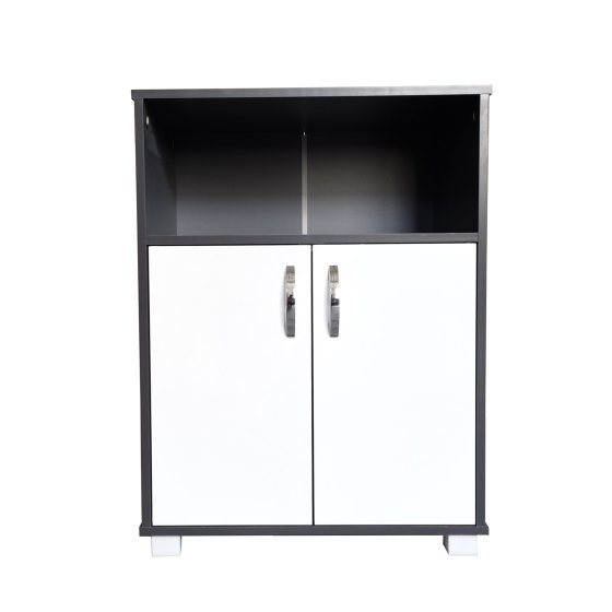 Küchenschrank Grau/Weiß Blanca 