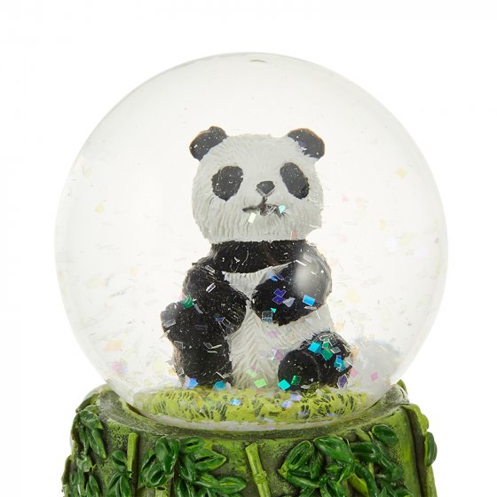 Schneekugel Panda 