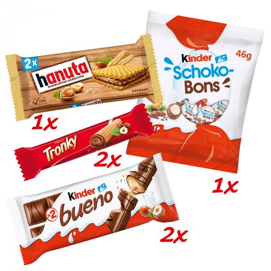 Kinder und Co Socke 4fach sortiert mit verschiedenen Highlights 212g 