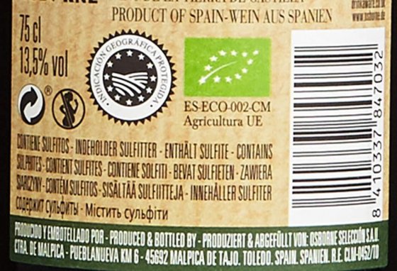 Bio Osborn Solaz Tempranillo spanischer trockener Rotwein 750 ml 