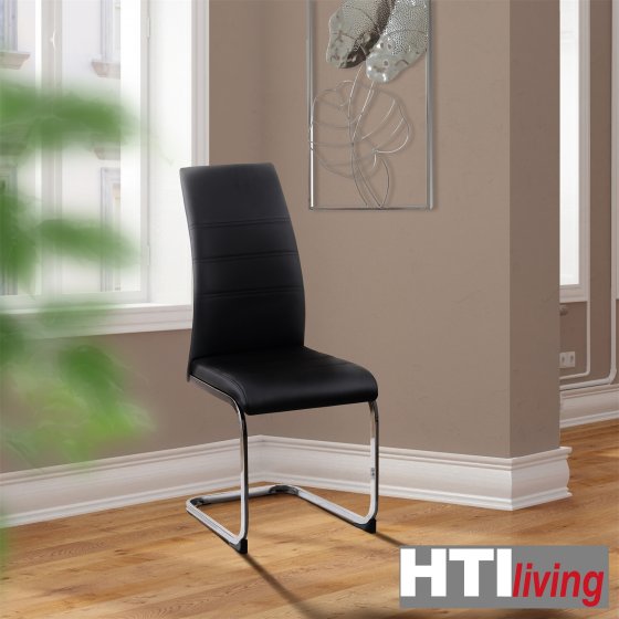 Schwingstuhl SallyC PU 4er Schwarz