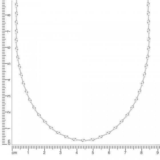 Collier 925 Silber rhodiniert 