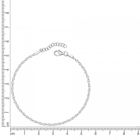 Armband 925 Silber rhodiniert 