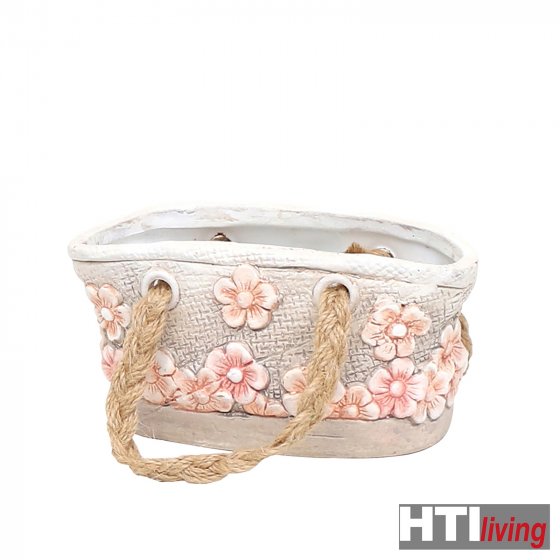 Keramik Pflanzgefäß Tasche