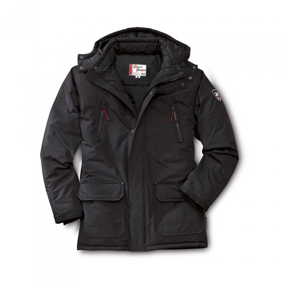 Lange Freizeitjacke"Coastguard 3XL | Schwarz