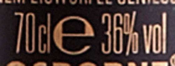 103 Etiqueta Negra Solera Reserva Brandy de Jerez Osborne 700 ml 