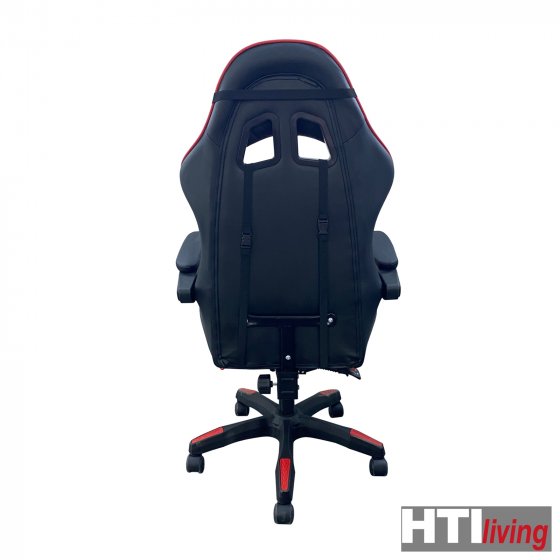 Schreibtischstuhl Krit Schwarz-Rot 