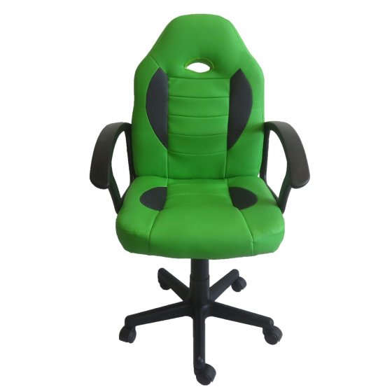 Schreibtischstuhl Junior höhenverstellbar ergonomischer Drehstuhl Grün 