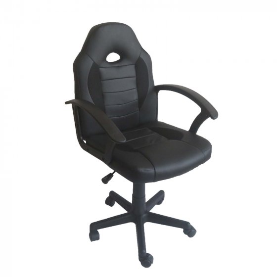 Schreibtischstuhl höhenverstellbar Daytona Junior Schwarz 