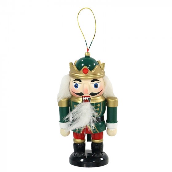 Holz Nussknacker 3er Set zum Anhängen 