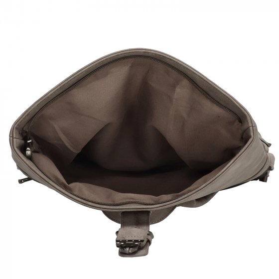 Laptoprucksack Notebooktasche Kunstleder Taupe