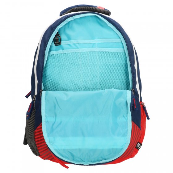 Rucksack Laptoptasche Blau-Rot 