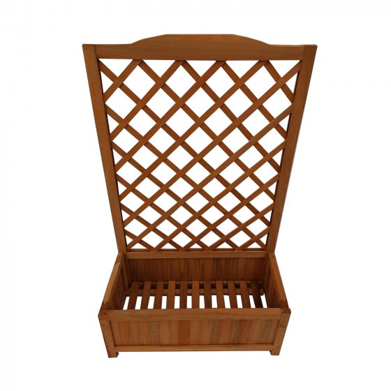Pflanzkasten mit Rankgitter aus Holz Blumenkasten für Terrasse und Balkon 