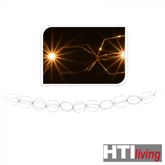 Girlande, LED, Metall 190 cm 