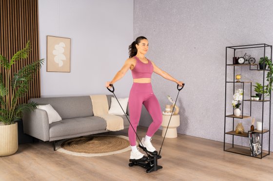 Tunturi Stepper incl. Display black 