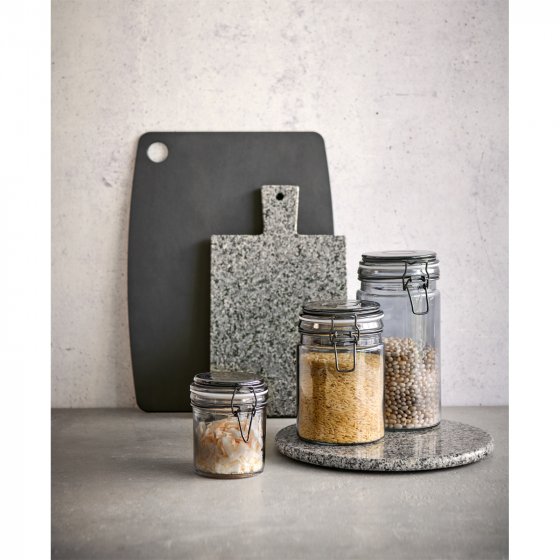 Vorratsglas grau mit Bügelverschluss 750 ml 