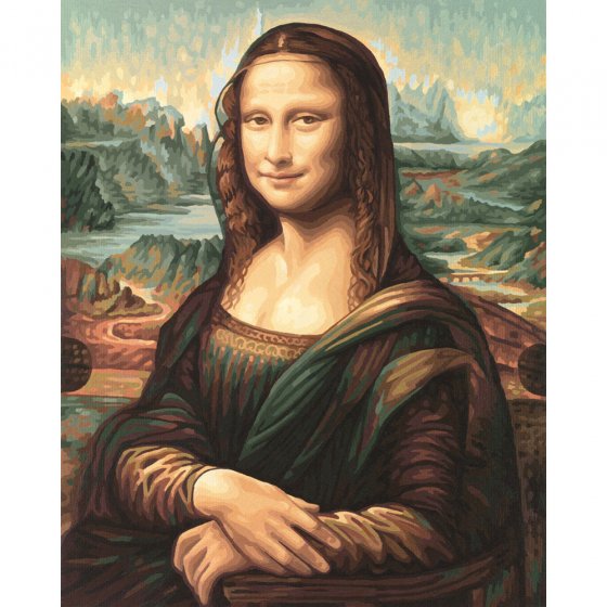 Malen nach Zahlen: Mona Lisa 