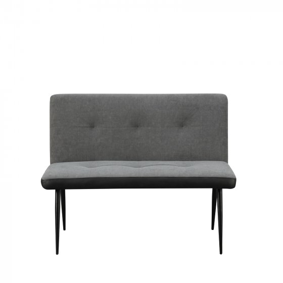 2-Sitzer Bank Anthrazit/Grau Joschka 