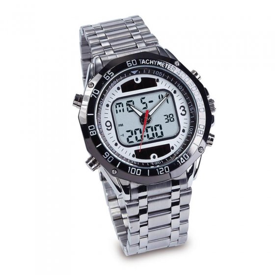 Ihr Geschenk: Multifunktions-Chronograph mit Solarzellen
