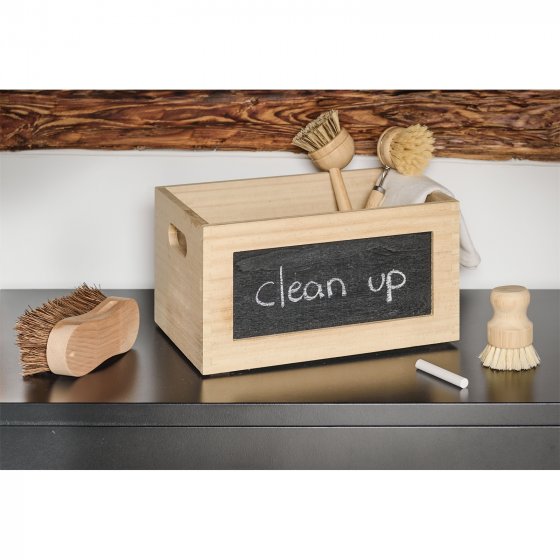 Allzweckkiste mit Tafel Holz 