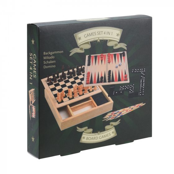 Gesellschaftsspiel 4 in 1
