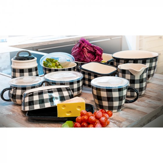 Lebensmitteldose im Landhausstil 11 x 16 cm Squares 