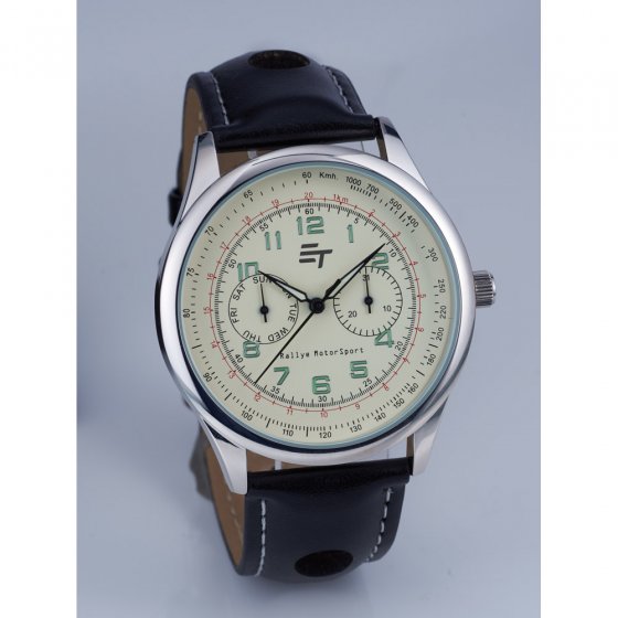 Ihr Geschenk: Sportive Rallye-Uhr