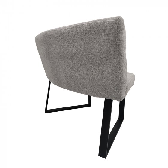 Runde Bank Liron Grau 