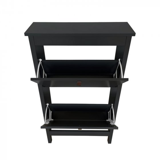 Schuhschrank Hayet Schwarz 