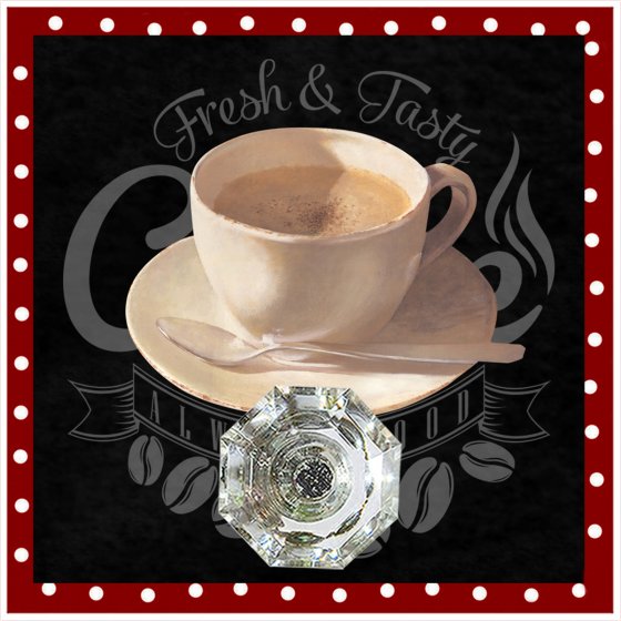 Wandhaken 4er-Set Coffee 