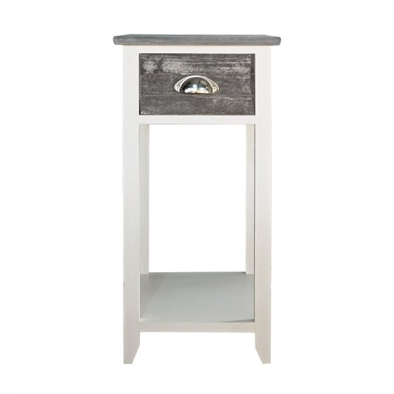 Beistelltisch mit Schublade und Ablagefach praktisches und stilvolles Möbelstück 