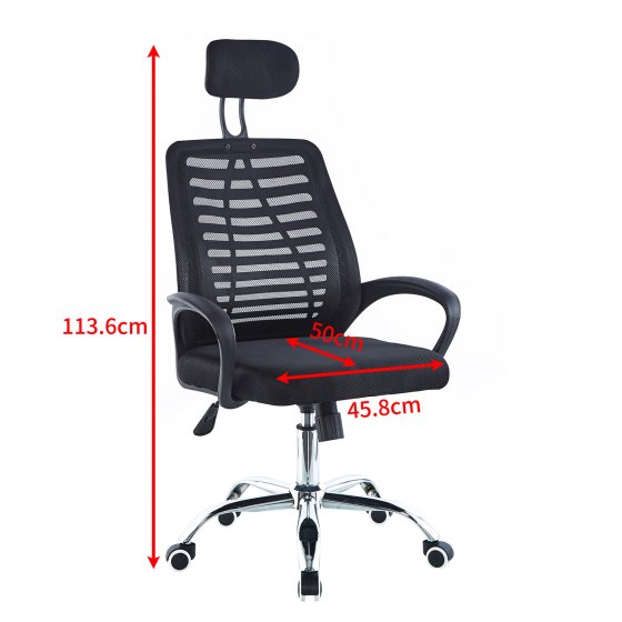 Drehstuhl mit Kopfstütze Terry 