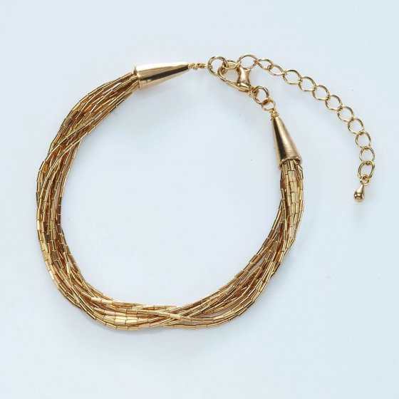 Schmuckset "Goldfluss" Armband 